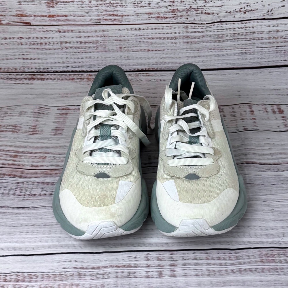 Sorel Kinetic Impact Lace Sneakers Sea Salt Sage Green NL4700-125 Womens 7.5 - Picture 2 of 8